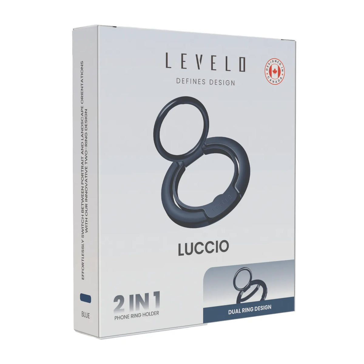 حلقة هاتف ليفيلو Luccio ‏2 في 1 متوافقة مع MagSafe – تفاصيل المنتج والعبوة