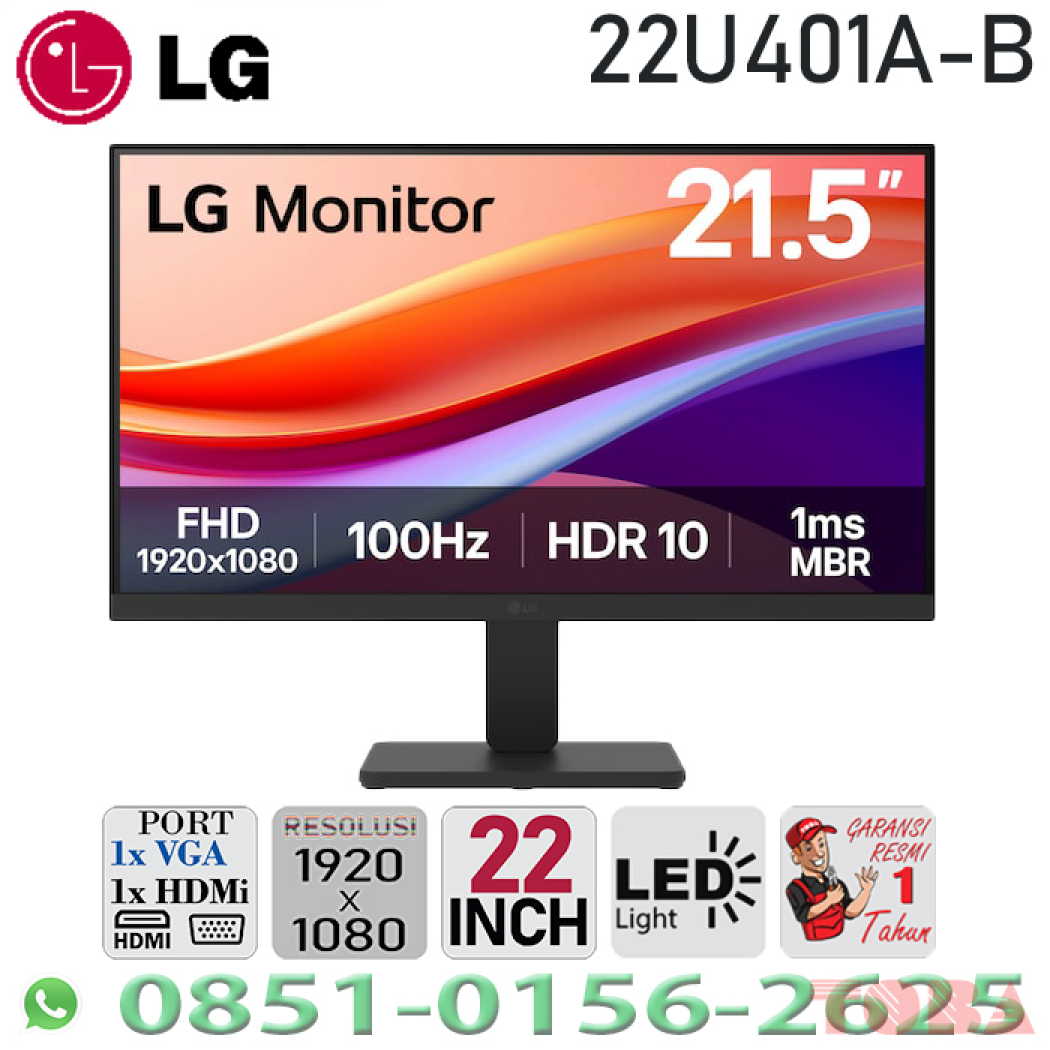 LG 22U401A-B شاشة، 22 بوصة - صورة 3