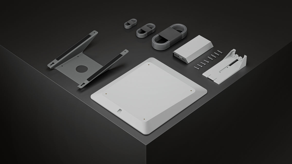 Starlink Performance Gen 2 kit contents — official product image | ستارلينك بيرفورمانس الجيل 2 محتويات الطقم