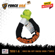 قيد سحب ناعم - أخضر | FORCE USA SOFT SHACKLE GREEN
