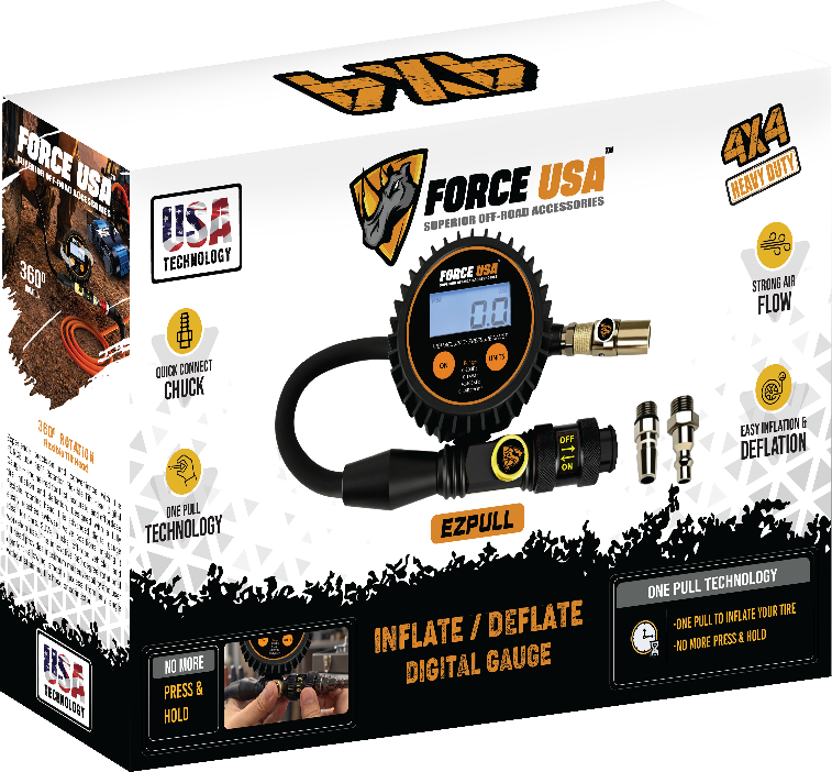 منفاخ ومفرغ هواء رقمي | FORCE USA DIGITAL TYPE INFLATOR/DEFLATOR
