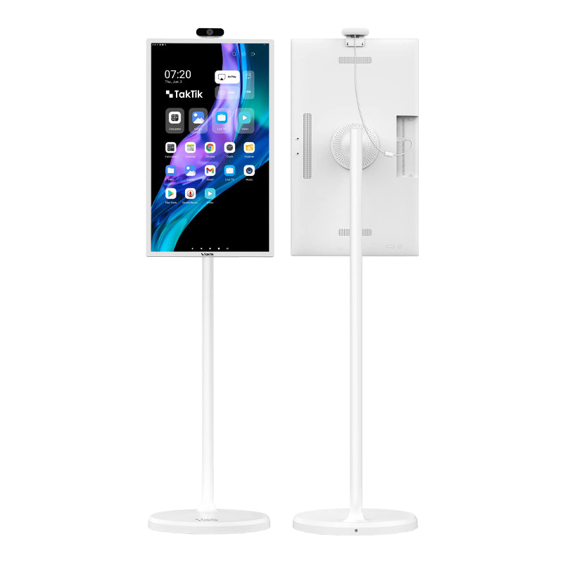شاشة متنقلة اندرويد لمس ذكية تكتك مع ستاند كاميرا 32 بوصة Taktik Portable Smart Screen 1080p Rotatable Touch Screen