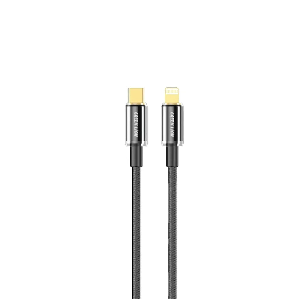 Green Lion Type-CTo Lightning Tough Cable(1 m) - Black