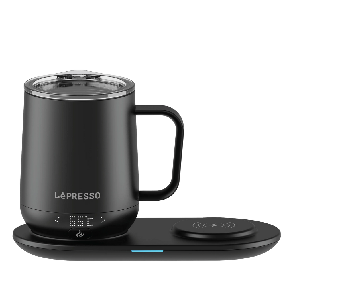 LePresso Smart Heating Mug Black – image 1
