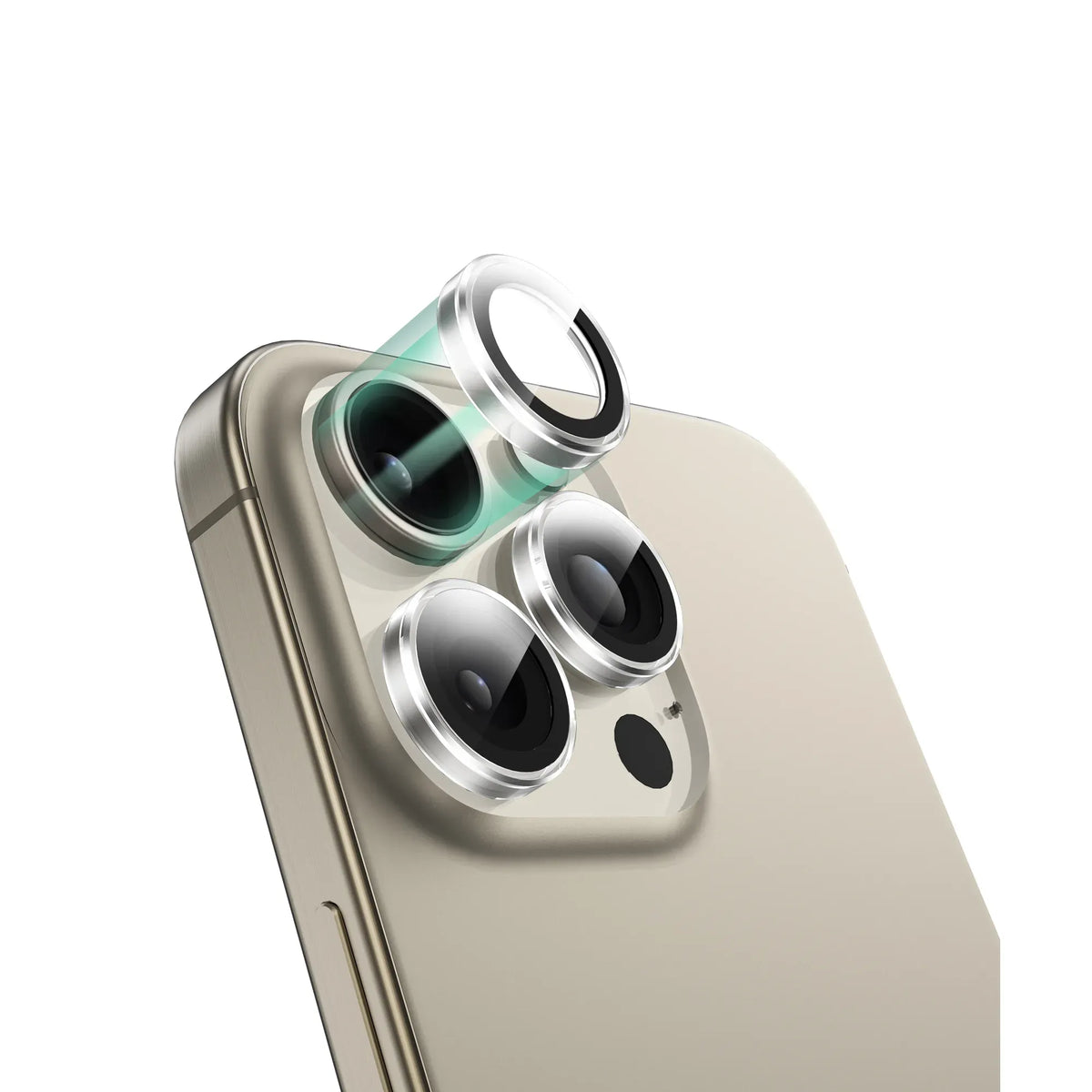 Green Lion Trio Camera Lens for Iphone 16 Pro Pro Max Clear – image 10