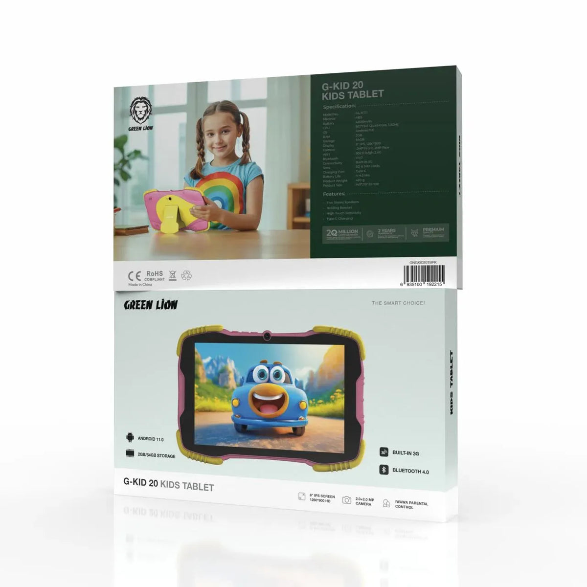 Green Lion G-Kid 20 Kids Tablet - Pink