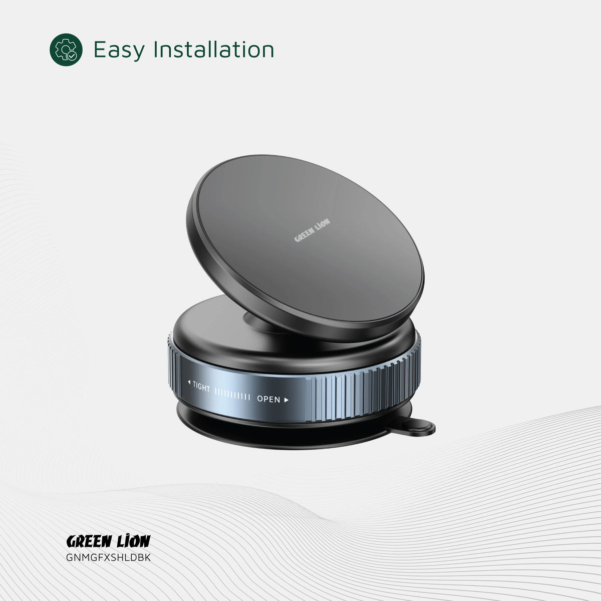 Green Lion Magno Flex Vacuum Suction Holder Black – image 9