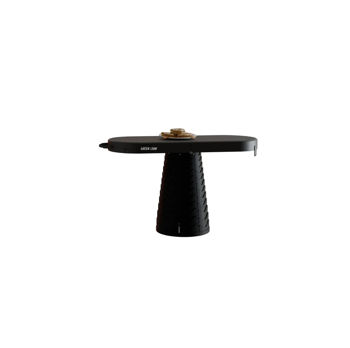 Green Lion 2 in 1 Foldable Table Stool Black – image 3