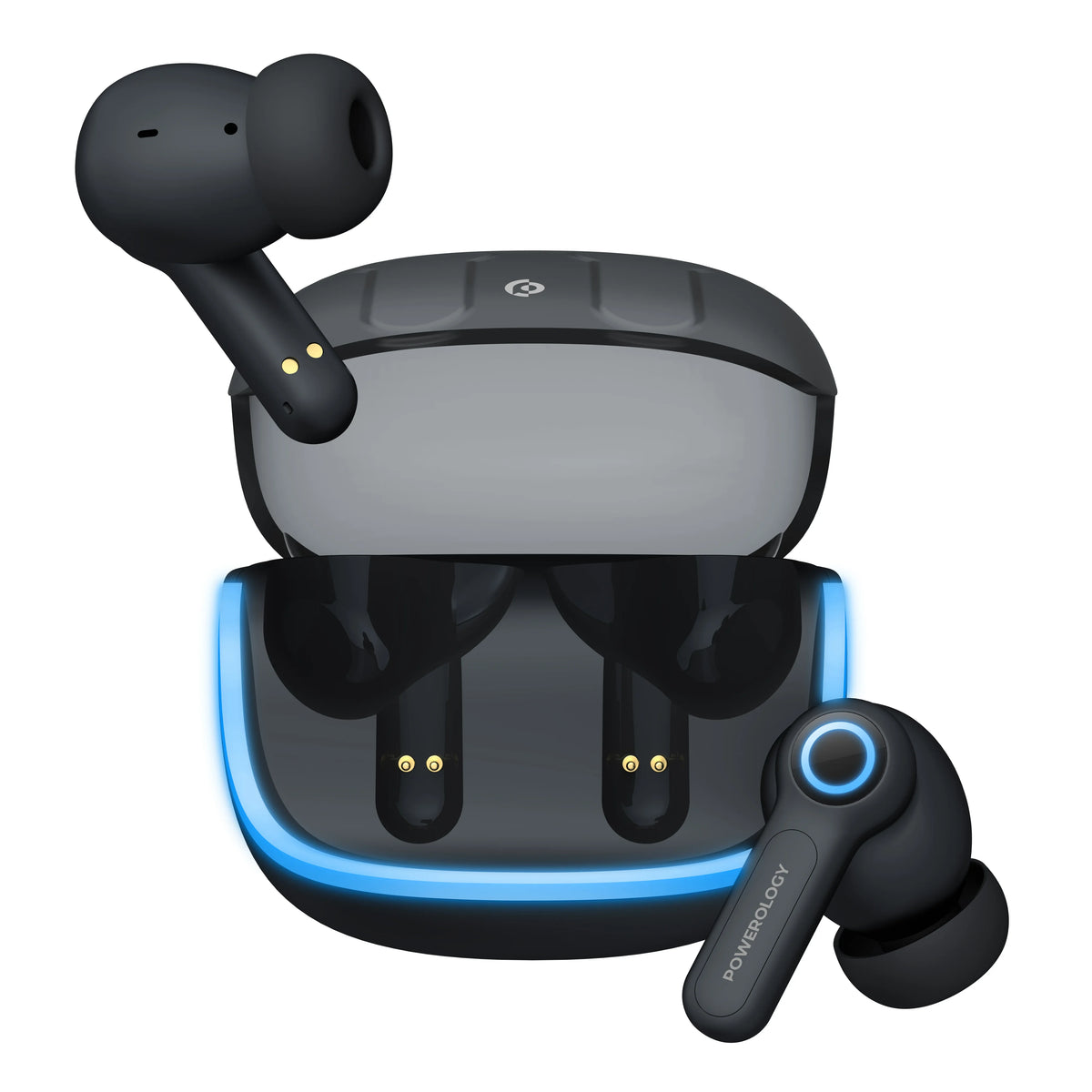 Powerology Quad ENCTrue- Wireless Buds - Black – image 4