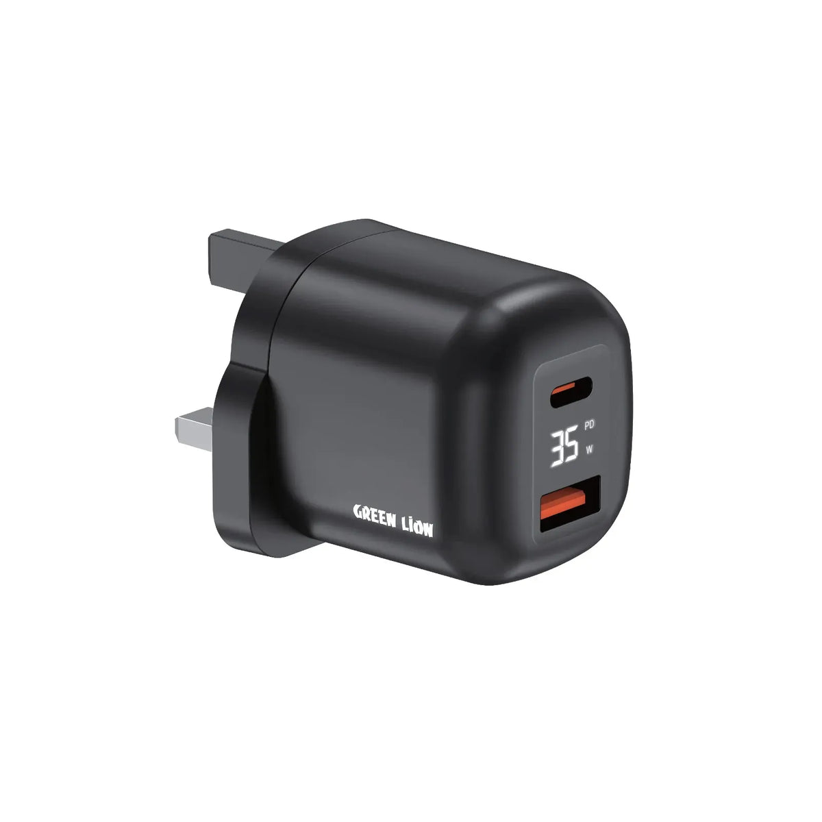 Green Lion Q Series Uk Plug USB C USB A Black – image 5