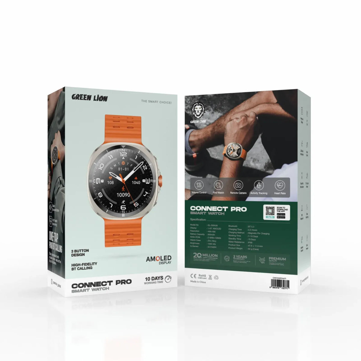 Green Lion Connect Pro Smart Watch - Titanium – image 4