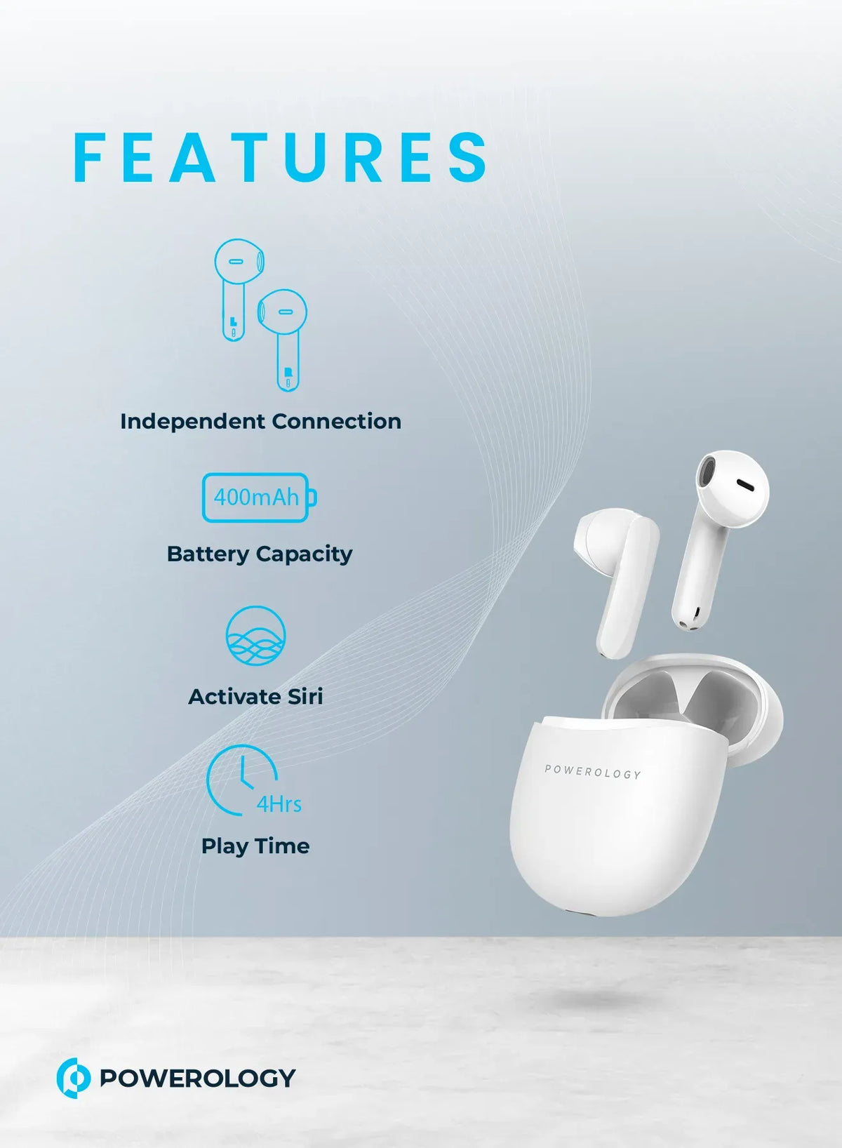 Powerology Stereo Buds Pluse - White – image 11