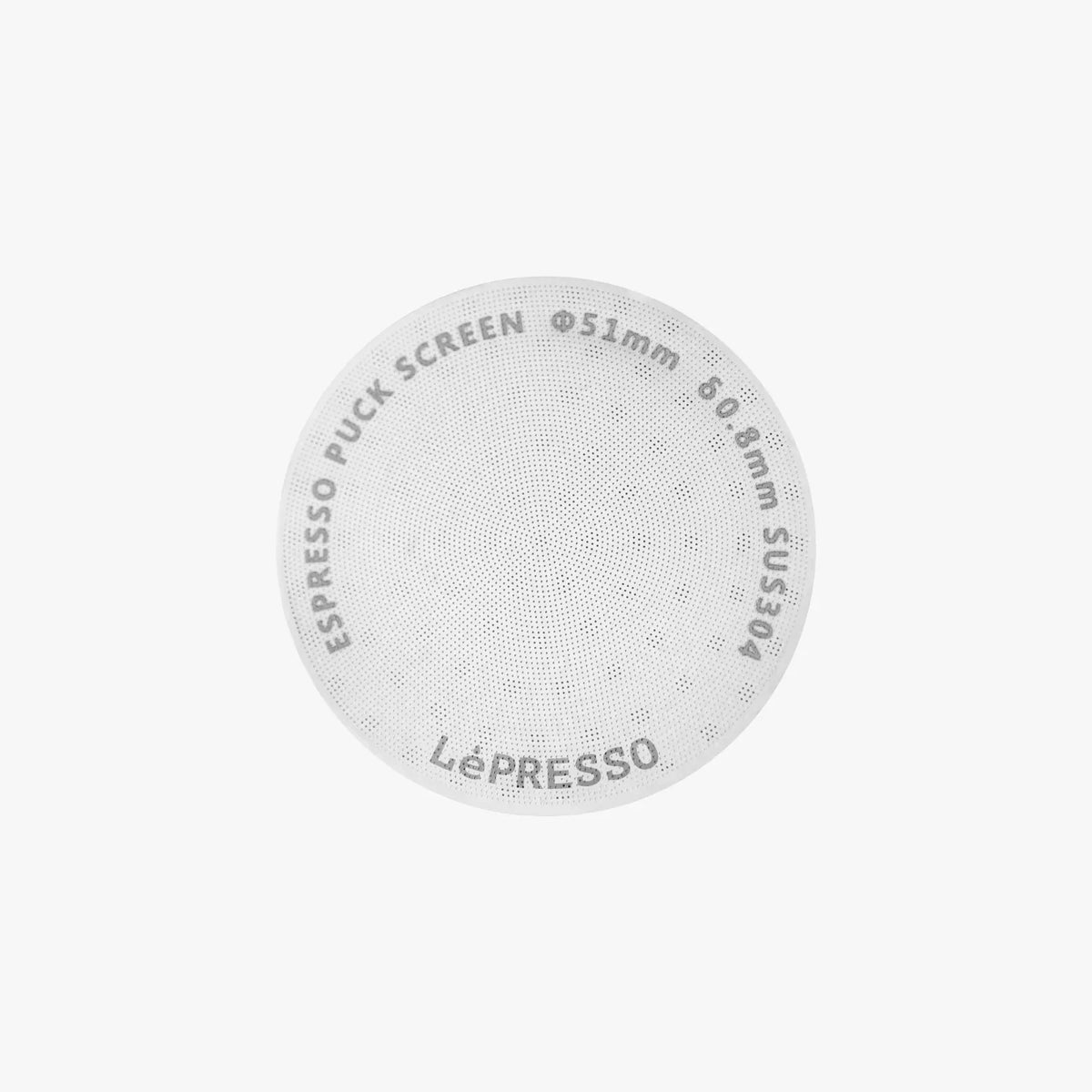 LePresso 51mm Precision Fit Puck Screen Silver – image 3