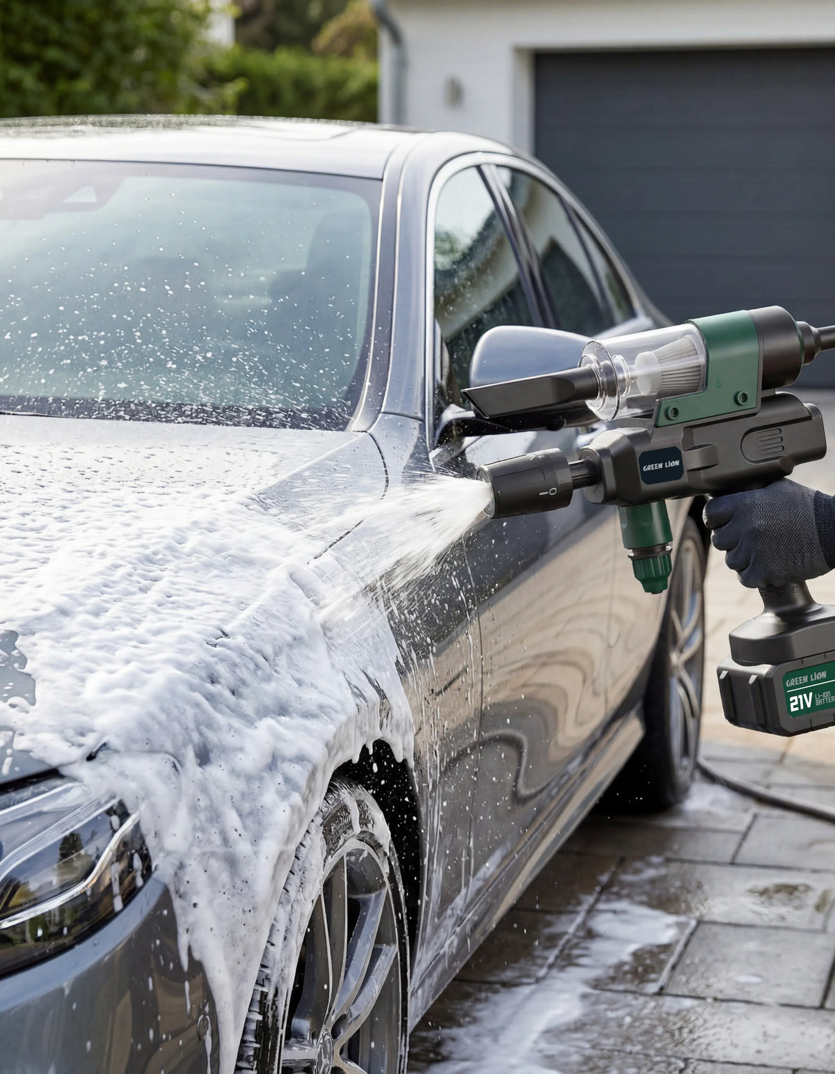 Green Lion Trio Wash Gun 13000 m Ah-Car Wash-Vacuum-Air Blower - Black – image 6