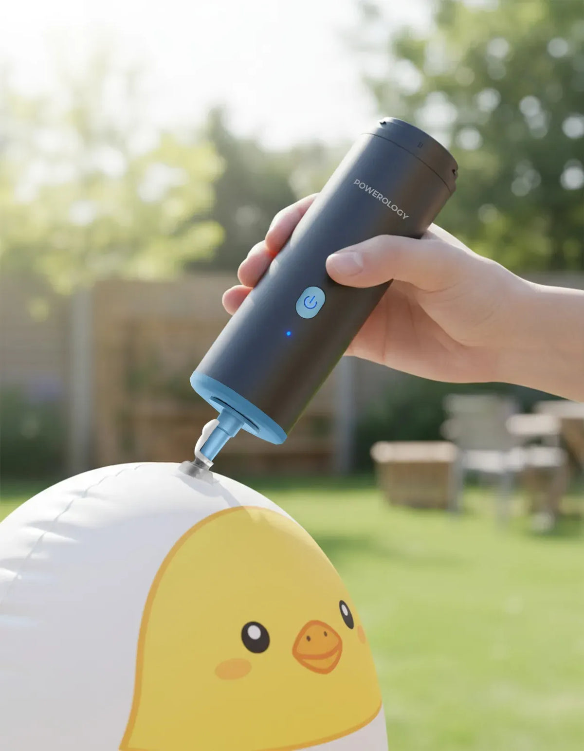 Powerology Turbovac 8 in 1 Handheld Vacuum Air Duster Black – image 4