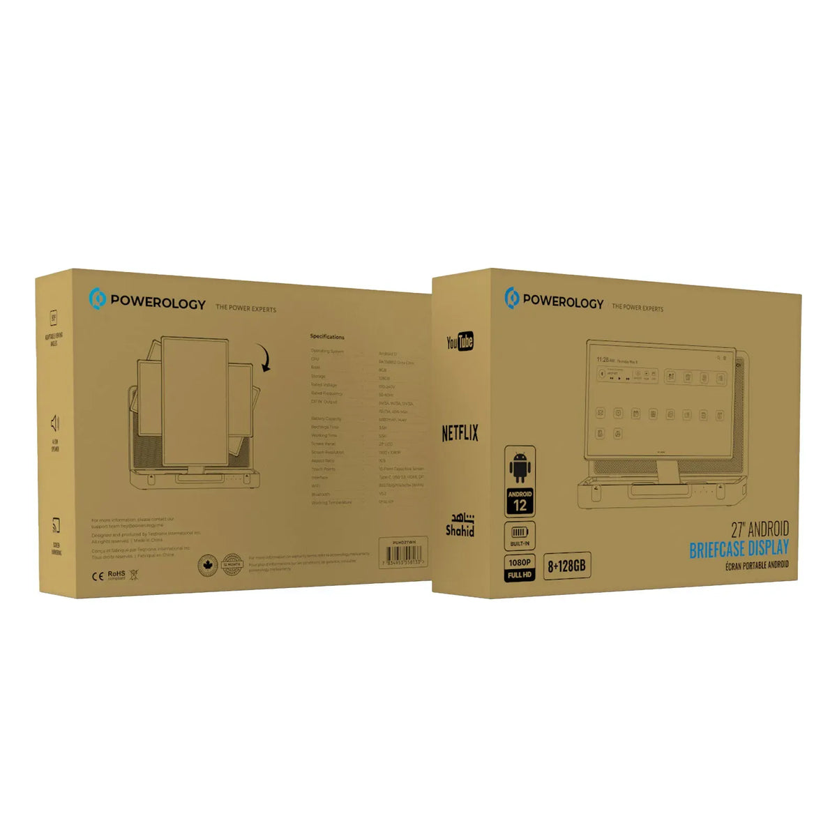 Powerology 27 Android Briefcase Display White – image 7