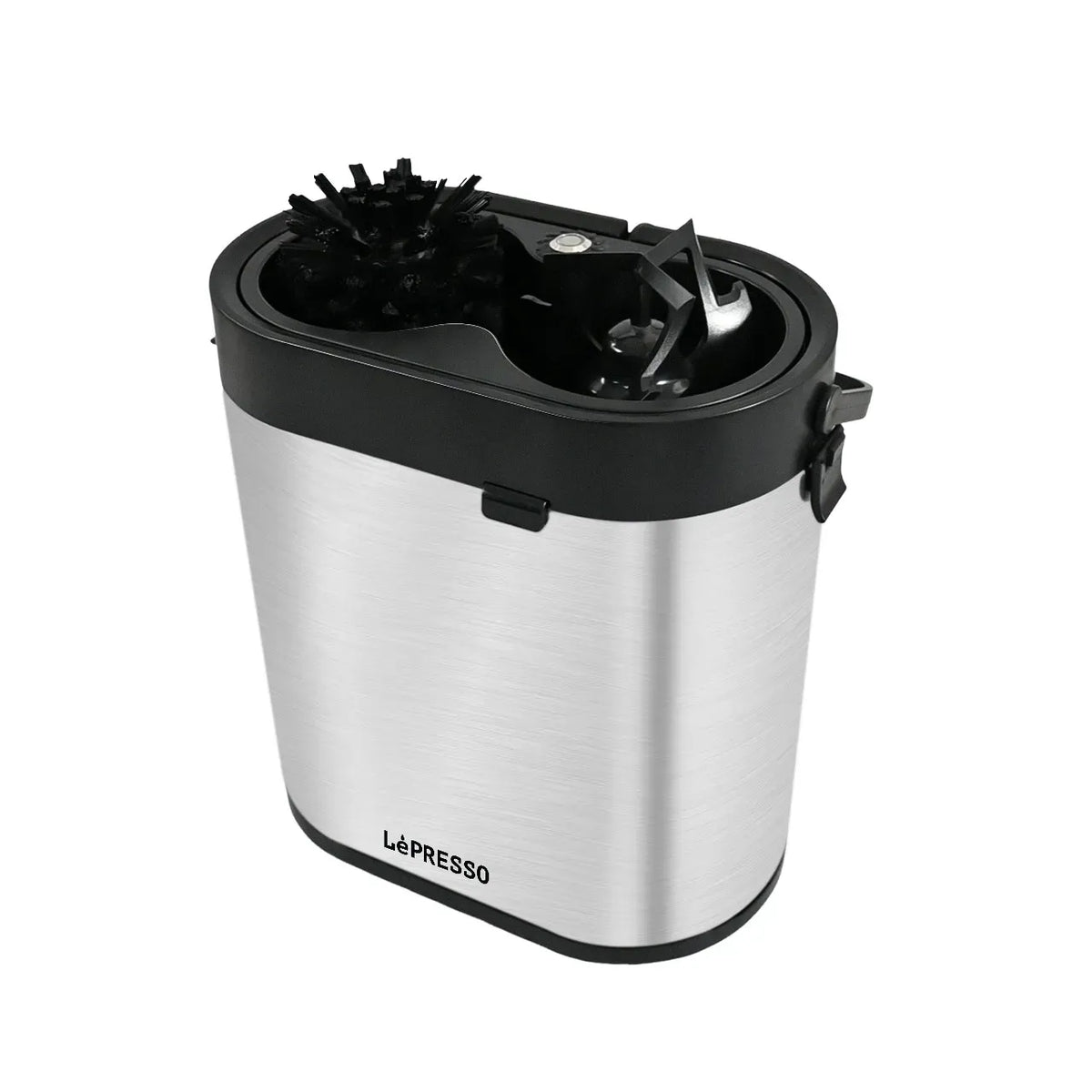 LePresso Sterilix Portafilter Cleaner Machine Silver – image 3
