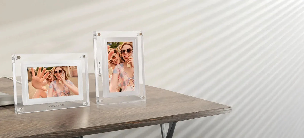 Powerology 7 Smart Frame Digital Photo Display White – image 7