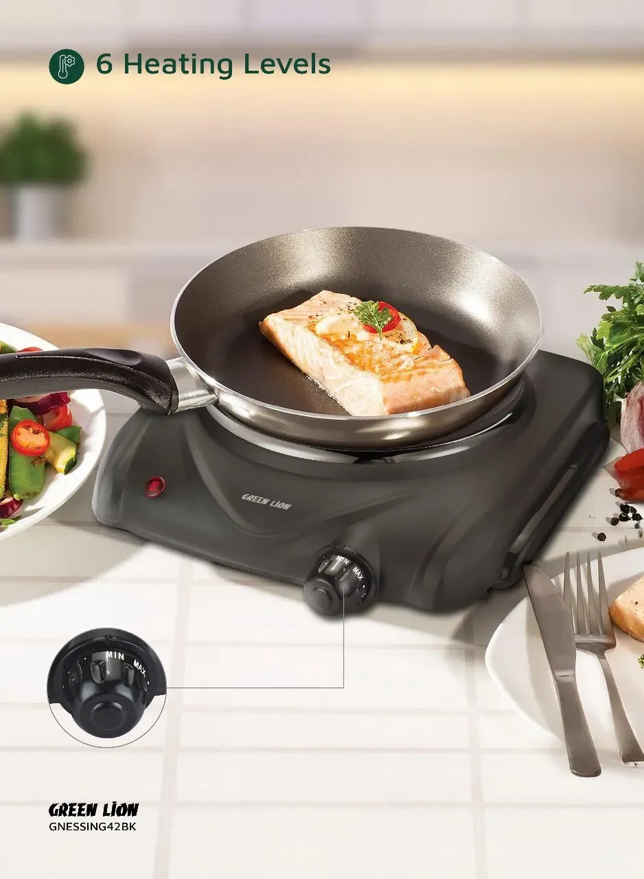 Green Lion Electric Stove Single Hot Plate Black – image 9
