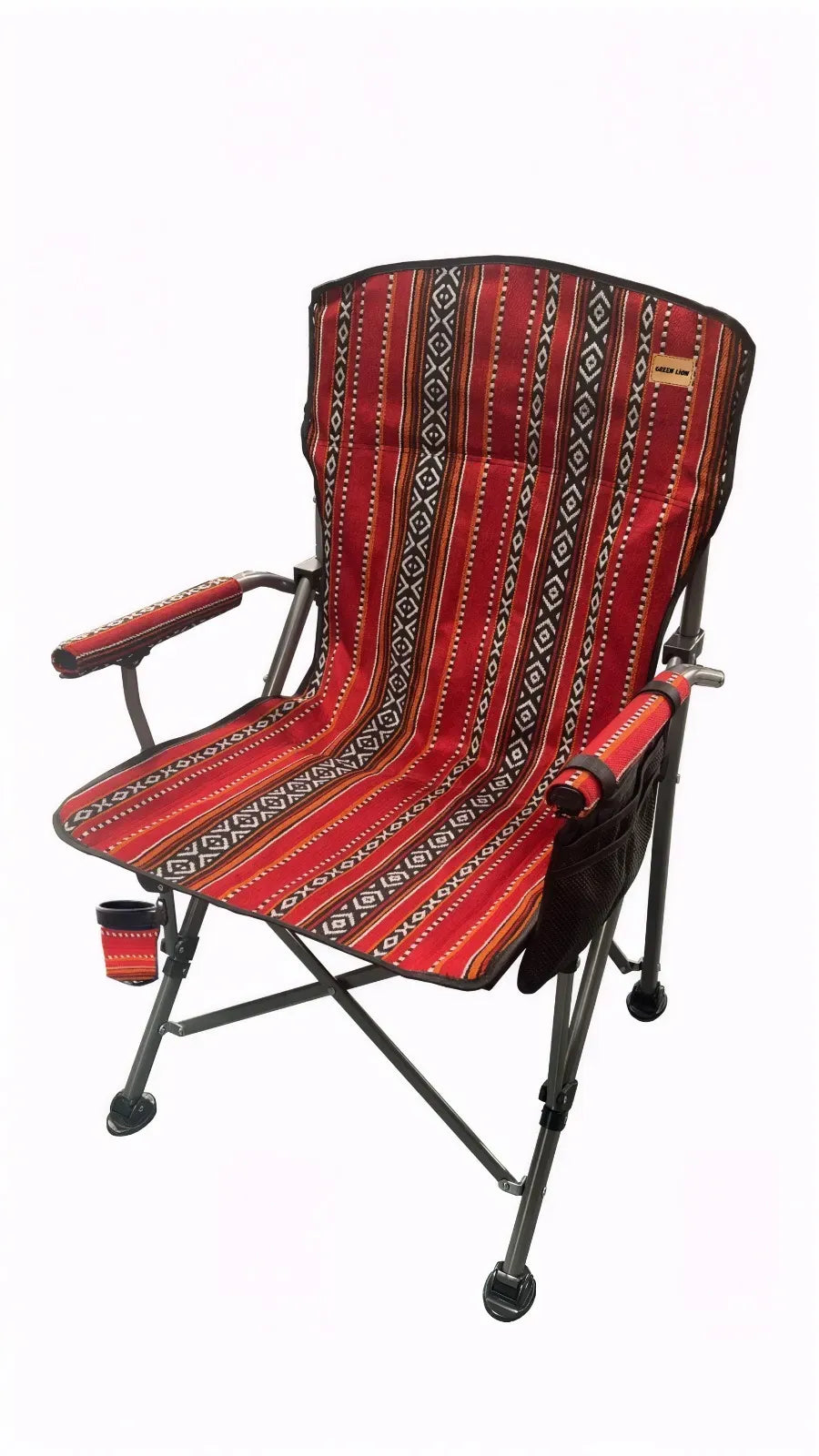 Green Lion Heritage Foldable Chair Red – image 3
