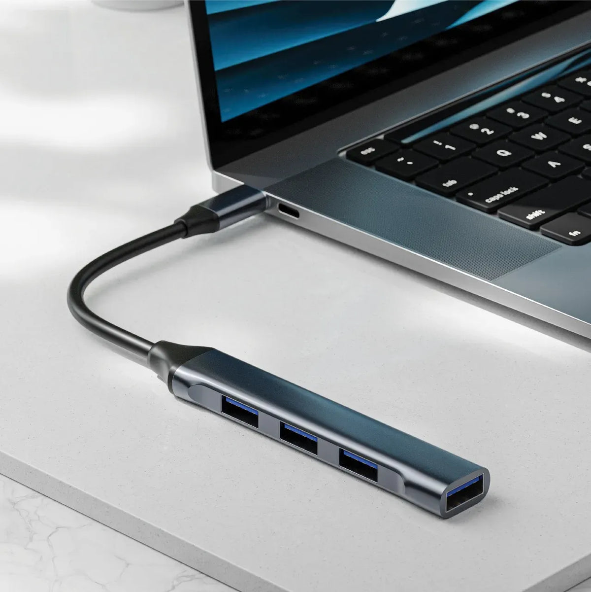 Green Lion 4 IN 1 USB-CHub -Docking Station Adapter - Black – image 3