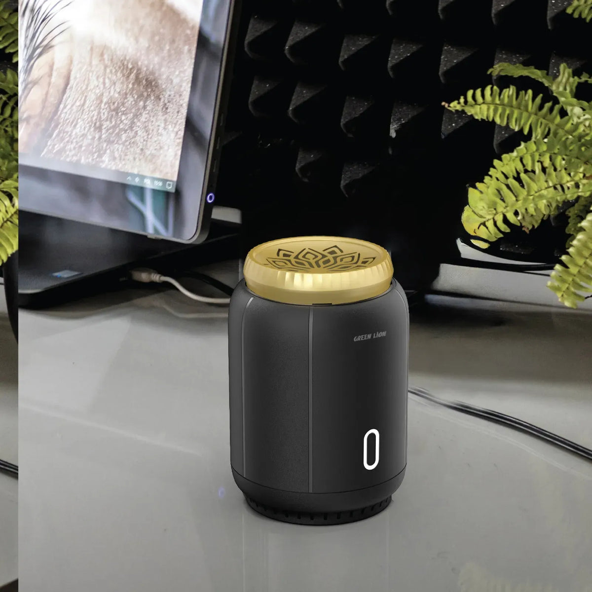 Green Lion Ember Bakhour Burner - Black