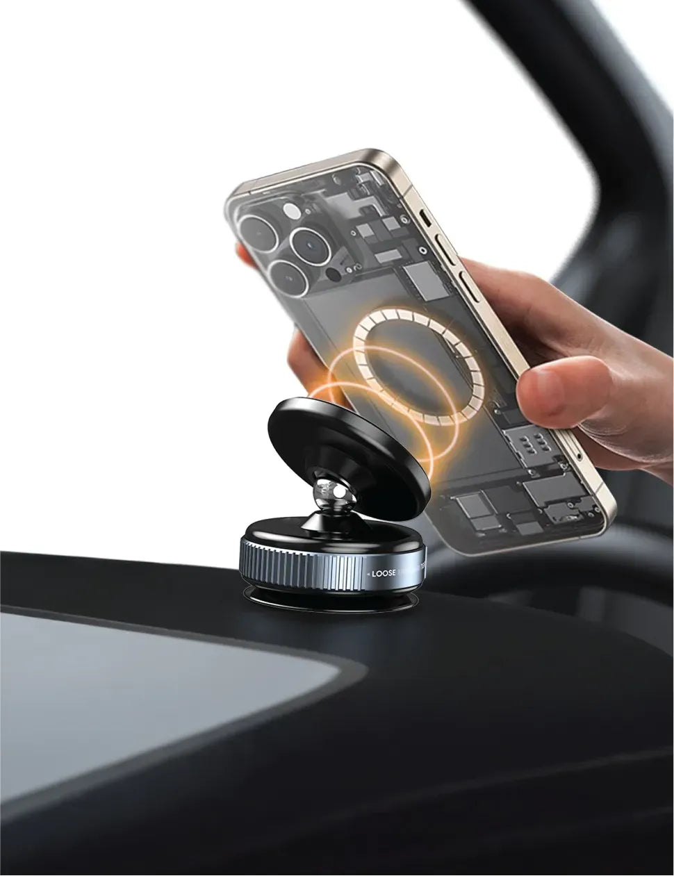 Green Lion Magno Flex Vacuum Suction Holder Black – image 2