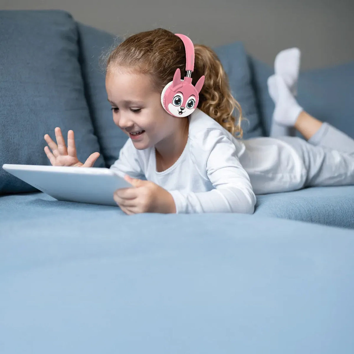 Green Lion GK-500 Kids Wireless Headphone - Pink – image 2
