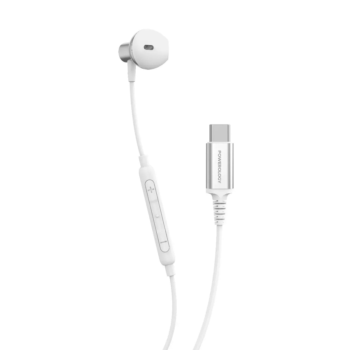 Powerology Type C Mono Earphone White – image 4