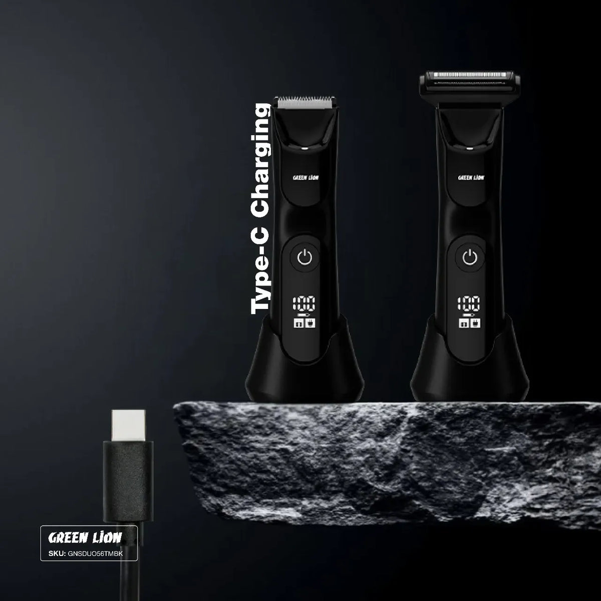 Green Lion Sensitive Duo- Hair Trimmer&Shaver - Black – image 16