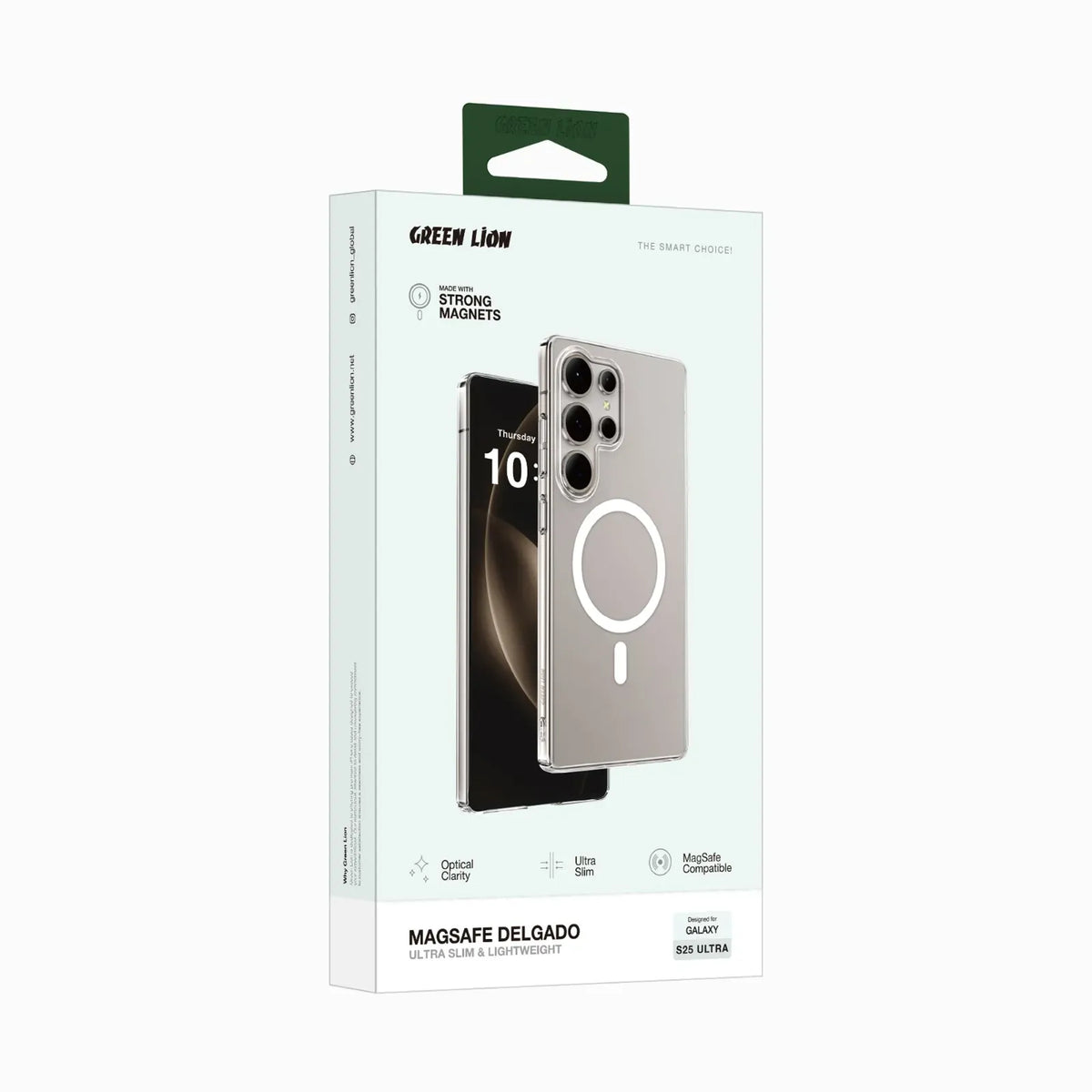 Green Lion MagSafe Delgado Case S25 Ultra Clear – image 7