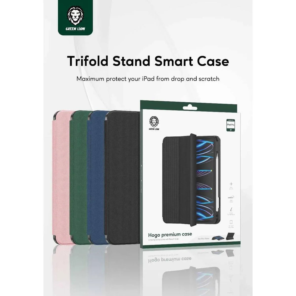 Green Lion Hogo Premium Casewith Pencil Holder - Blue – image 2