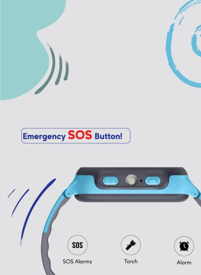 Green Lion Kids Smart Watch Series-1 - Blue – image 2