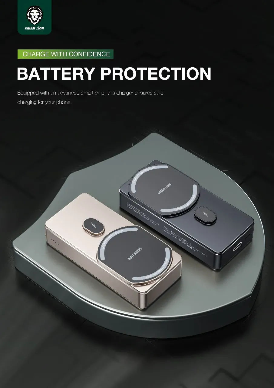Green Lion 5000 m Ah Milton Power Bank - Black – image 4