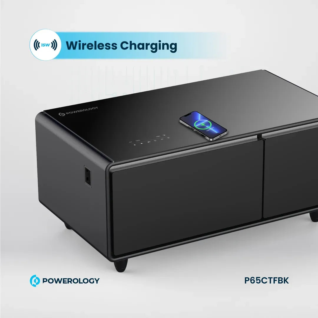 Powerology Fridge Coffee Table Hifi Speaker 93l Black – image 25