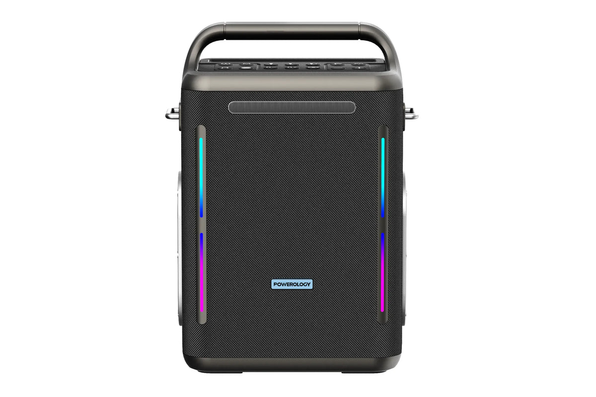Powerology Karaoke Party Speaker Silver – image 3