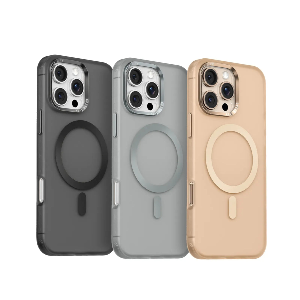 Green Lion Matte Mag Safe X Case - Gray – image 2