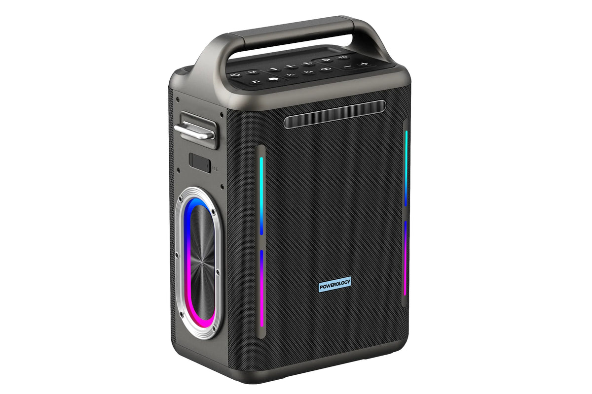 Powerology Karaoke Party Speaker Silver – image 8