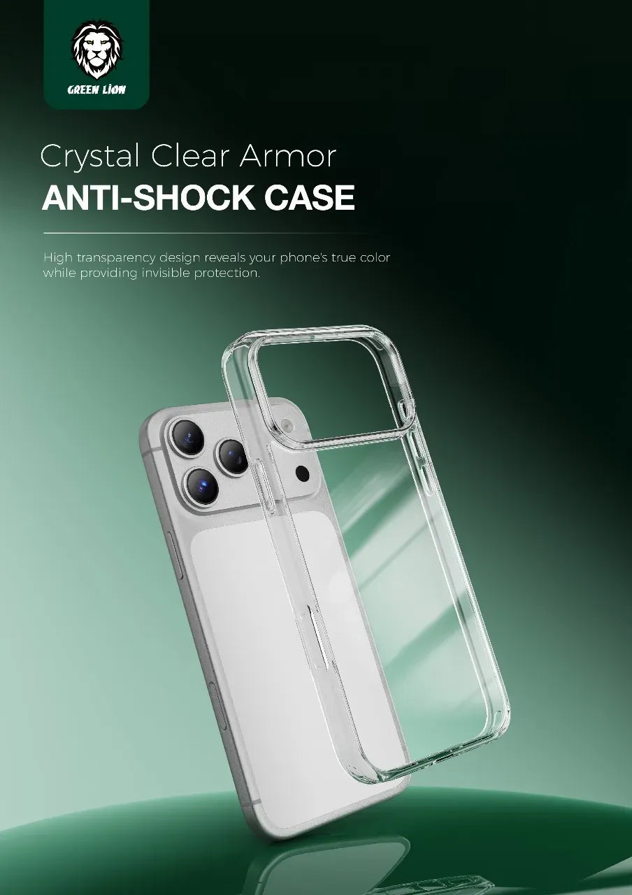 Green Lion 4 in 1 Combo For i Phone 17 - Clear – image 10