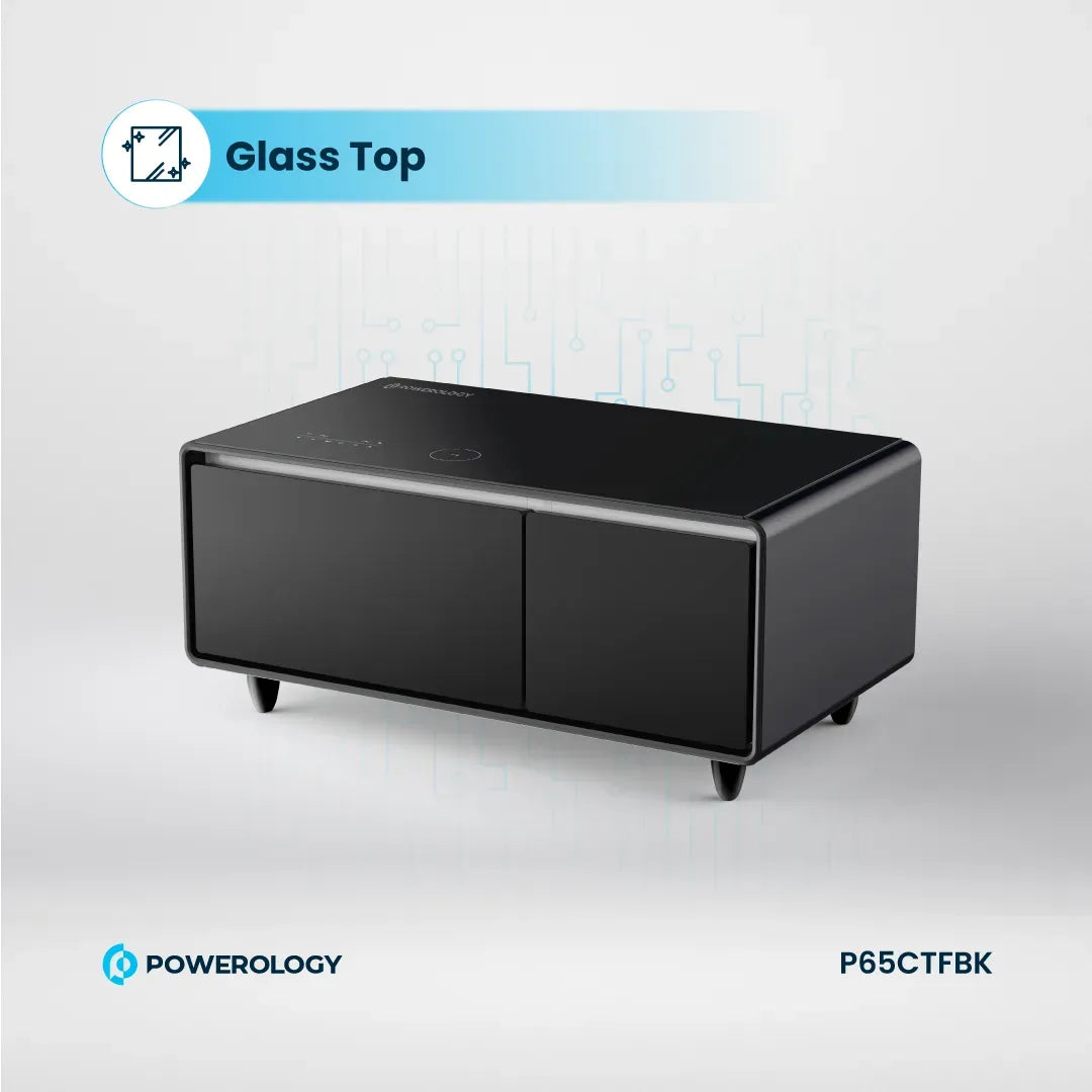 Powerology Fridge Coffee Table Hifi Speaker 93l Black – image 19