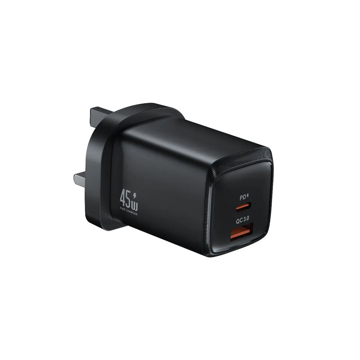 Green Lion G-Charge Series Dual Port Wall Charger PD+QC 45 WCto C 1 MCable - Black – image 2