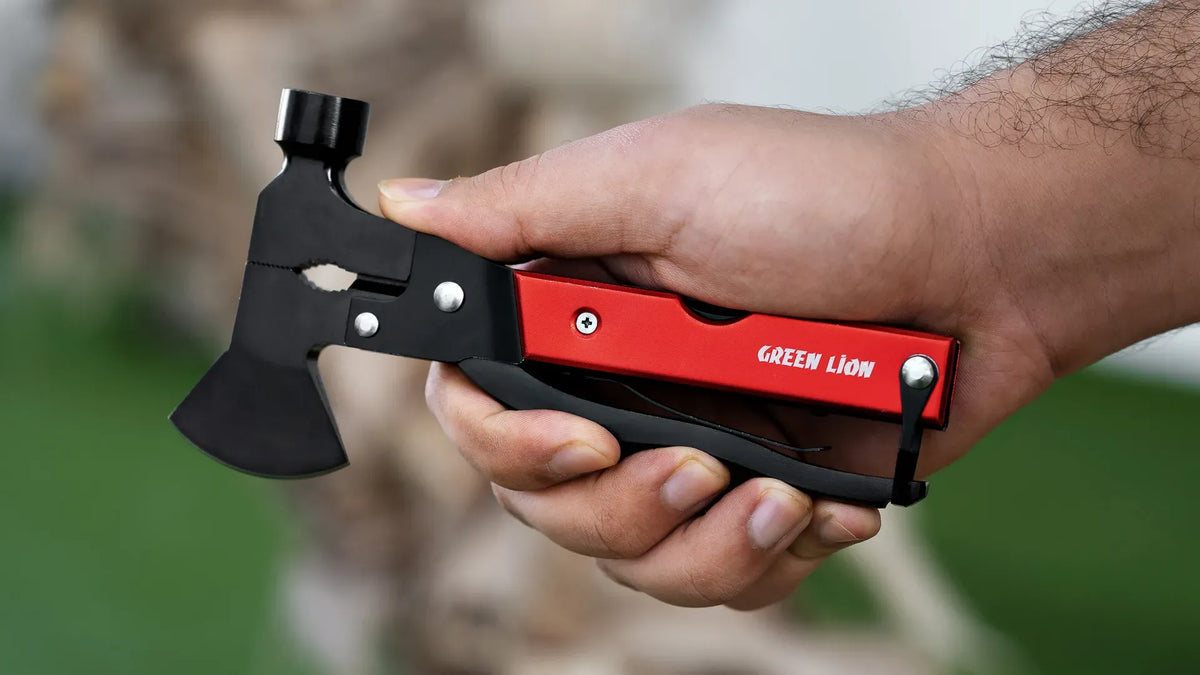 Green Lion Storm Breaker Multi Axe Hammer Red – image 6