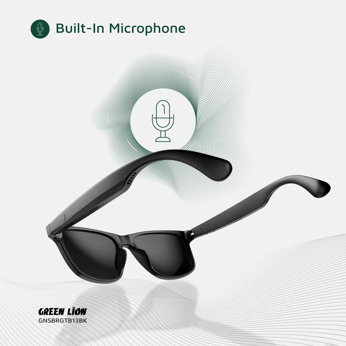 Green Lion Sydney Smart Glasses Black – image 13