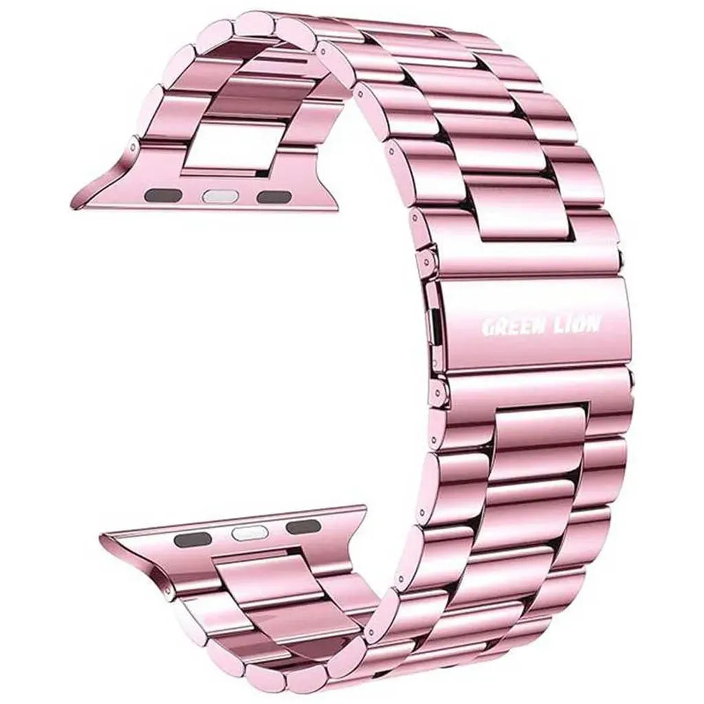 Green Lion Link Stainless Steel Strap Fori Watch - RoseGold – image 4