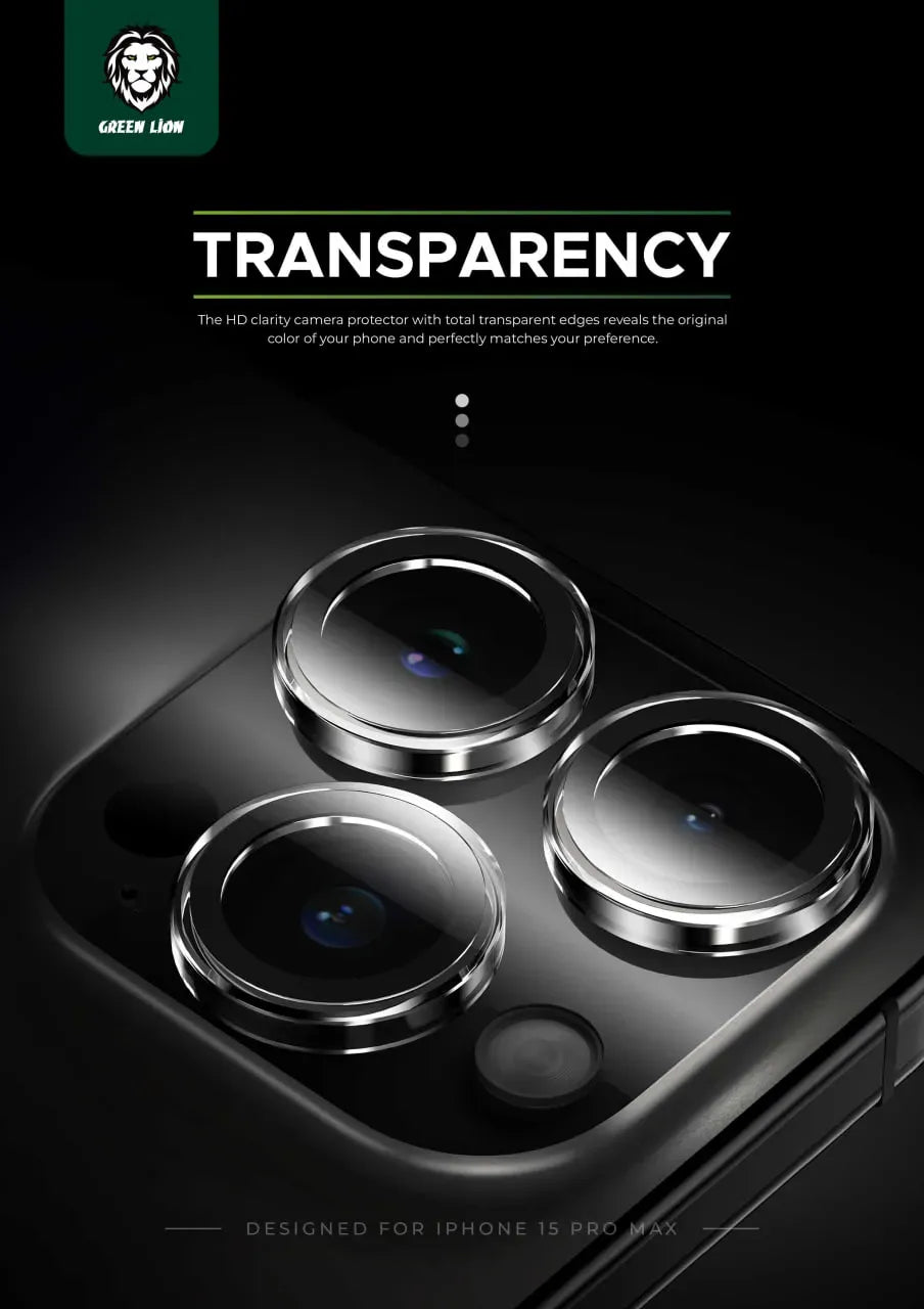Green Lion Trio Camera Lens Iphone15pro 15pro Max Clear – image 7