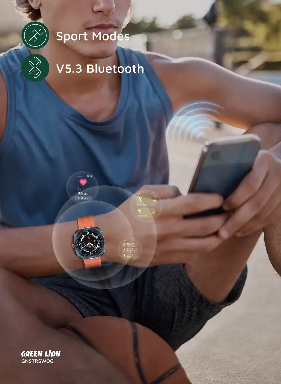 Green Lion Strive Smart Watch - Orange – image 9