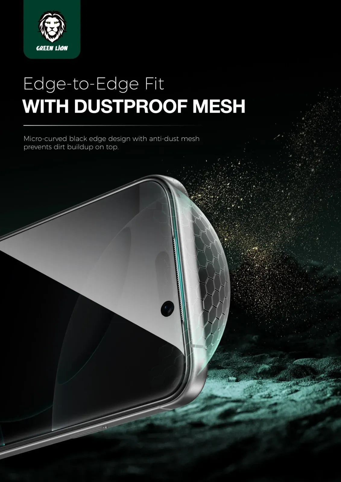 Green Lion 9 HSteve Privacy Screen Protector - Black Edge/Privacy – image 3