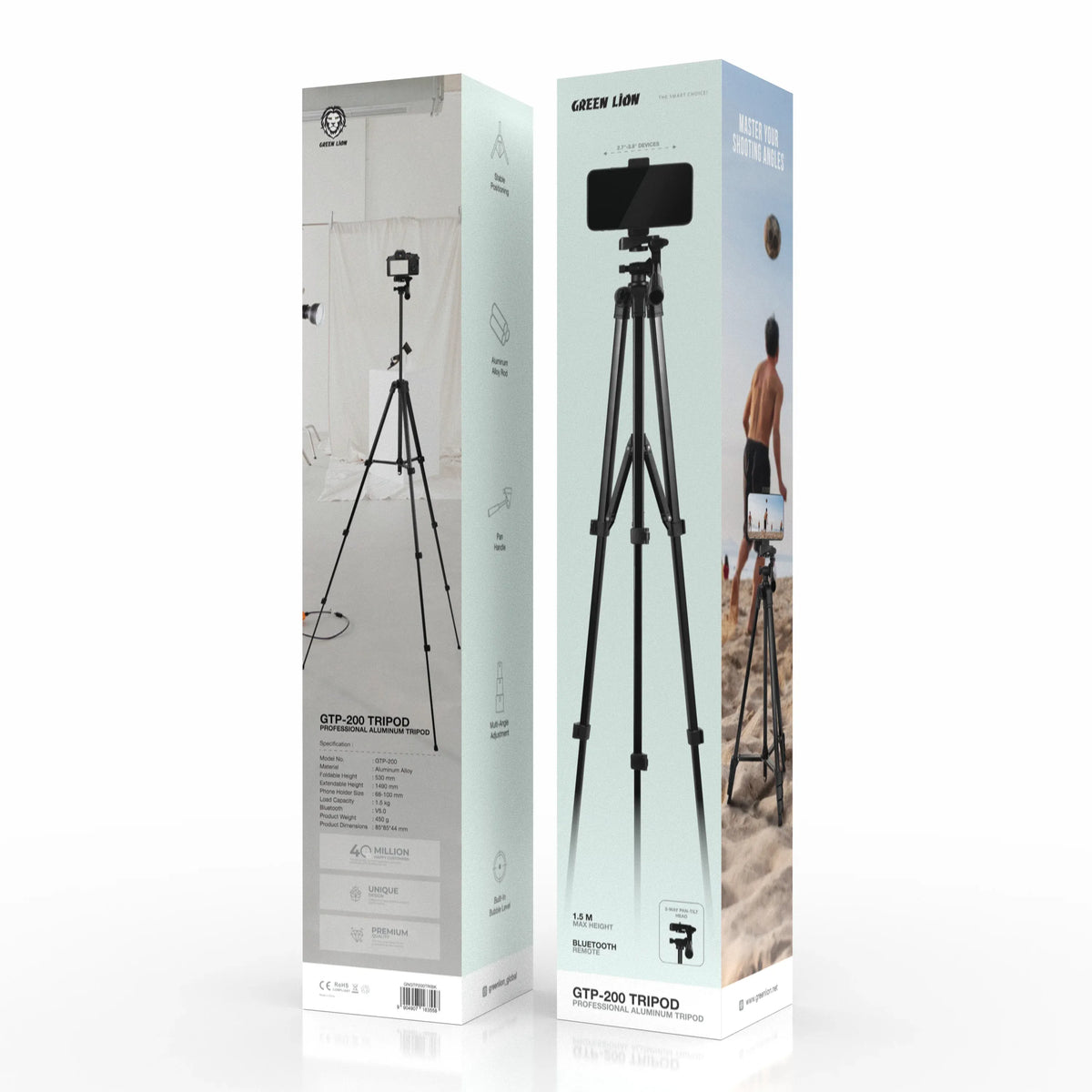 Green Lion Gtp 200 Professional Aluminum Tripod – image 5