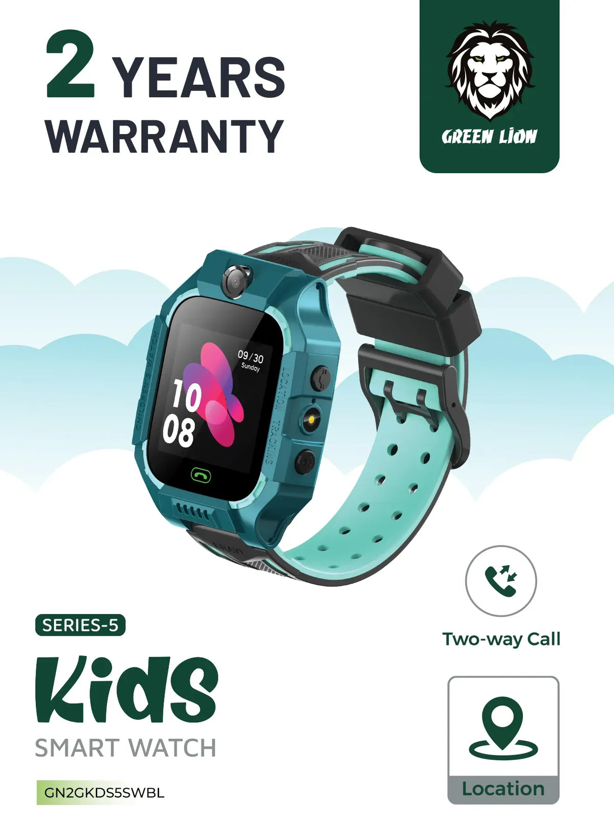 Green Lion 2 Gkids Smart Watch Series 5 - Blue – image 7