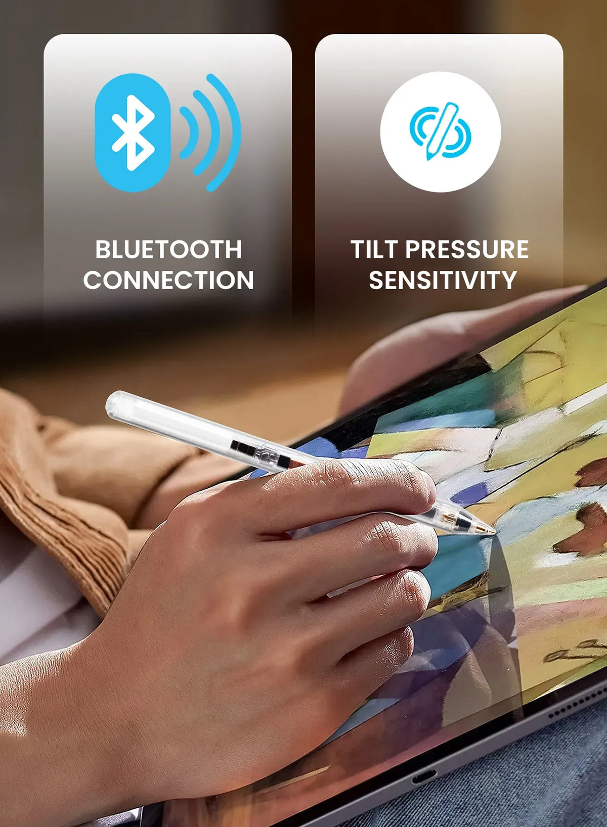 Powerology Transparent Pencil Pro 2018-2022 i Pad Models - White – image 5